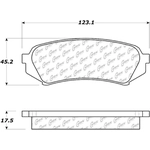 Order Plaquette arrière semi-métallique Severe Duty by CENTRIC PARTS - 106.07730 For Your Vehicle