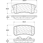 Order Plaquette arrière semi-métallique Severe Duty par CENTRIC PARTS - 106.08680 For Your Vehicle