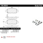 Order Plaquette arrière semi-métallique Severe Duty par CENTRIC PARTS - 106.09050 For Your Vehicle