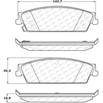 Order Plaquette arrière semi-métallique Severe Duty par CENTRIC PARTS - 106.11940 For Your Vehicle