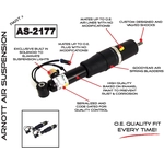 Order Rear Shock Absorber by ARNOTT - AS2177 For Your Vehicle