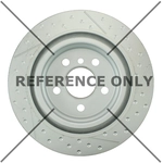 Order Rear Slotted Rotor by CENTRIC PARTS - 126.34179 For Your Vehicle