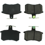 Order plaquettes arrière en céramique de qualité supérieur par CENTRIC PARTS - 105.02280 For Your Vehicle