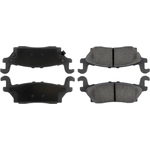 Order Rear Super Premium Ceramic Pads by CENTRIC PARTS - 105.11200 For Your Vehicle
