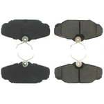 Order Rear Super Premium Semi Metallic Pads by CENTRIC PARTS - 104.06100 For Your Vehicle