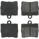 Order Rear Super Premium Semi Metallic Pads by CENTRIC PARTS - 104.07390 For Your Vehicle