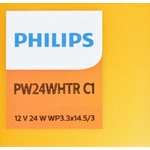 Order Clignotant arrière par PHILIPS - PW24WHTRC1 For Your Vehicle