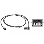 Order Rear Wheel ABS Sensor by HELLA - 012806831 For Your Vehicle