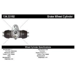 Order Rear Wheel Cylinder by CENTRIC PARTS - 134.33102 For Your Vehicle