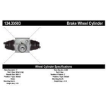 Order Rear Wheel Cylinder by CENTRIC PARTS - 134.33503 For Your Vehicle