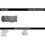 Order Rear Wheel Cylinder by CENTRIC PARTS - 134.61003 For Your Vehicle