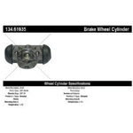 Order Rear Wheel Cylinder by CENTRIC PARTS - 134.61035 For Your Vehicle
