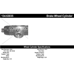 Order Cylindre de roue arrière par CENTRIC PARTS - 134.63035 For Your Vehicle