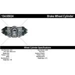 Order Rear Wheel Cylinder by CENTRIC PARTS - 134.65024 For Your Vehicle