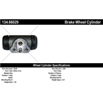 Order Rear Wheel Cylinder by CENTRIC PARTS - 134.66029 For Your Vehicle