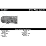 Order Rear Wheel Cylinder by CENTRIC PARTS - 134.66031 For Your Vehicle