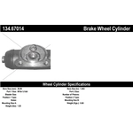 Order Rear Wheel Cylinder by CENTRIC PARTS - 134.67014 For Your Vehicle