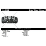 Order Cylindre de roue arrière par CENTRIC PARTS - 134.68009 For Your Vehicle