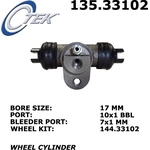 Order Rear Wheel Cylinder by CENTRIC PARTS - 135.33102 For Your Vehicle