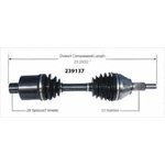 Order WORLDPARTS - 239137 - Right New CV Complete Assembly For Your Vehicle