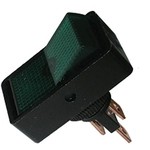 Order PICO OF CANADA - 9412-3-11 - 16A 12V On-Off Rectangular Illuminated Rocker Switch - Green For Your Vehicle