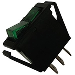 Order PICO OF CANADA - 9413-3-11 - 20A 12V On-Off Slim Illuminated Rocker Switch - Green For Your Vehicle