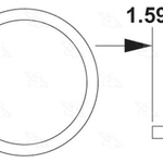 Order Roto-Lock Teflon Ring (Pack of 10) by FOUR SEASONS - 24117 For Your Vehicle