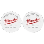 Order MILWAUKEE - 48-40-1036 - Circular Saw Two - Pack Wood Cutting Blades For Your Vehicle