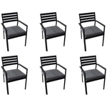 Order MOSS - MOSS-0817N - Slats Stackable Chair With Comfortable Curved Back For Your Vehicle