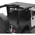 Order SMITTYBILT - 93315 - Outback Black Denim Bikini Top For Your Vehicle