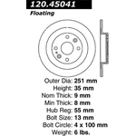 Order Sport Rotors by STOPTECH - 126.45041SL For Your Vehicle