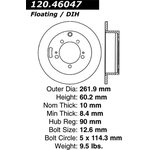 Order Disques sportifs de STOPTECH - 126.46047SL For Your Vehicle