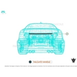 Order Poignée de hayon par DORMAN/HELP - 77074 For Your Vehicle