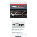 Order Tailored Resistor Ignition Wire Set by WORLDPARTS - WE1-126915 For Your Vehicle