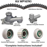 Order Timing Belt Kit With Water Pump by DAYCO - WP167K1A For Your Vehicle