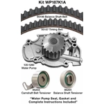 Order Timing Belt Kit With Water Pump by DAYCO - WP187K1A For Your Vehicle