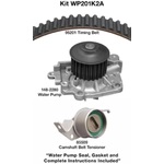 Order Kit de courroie de distribution avec pompe à eau par DAYCO - WP201K2A For Your Vehicle
