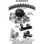 Order Kit de courroie de distribution avec pompe à eau par DAYCO - WP252K1D For Your Vehicle