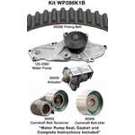 Order Timing Belt Kit With Water Pump by DAYCO - WP286K1B For Your Vehicle