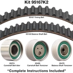 Order Timing Belt Kit Without Water Pump by DAYCO - 95167K2 For Your Vehicle