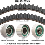 Order Timing Belt Kit Without Water Pump by DAYCO - 95167K3 For Your Vehicle