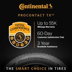 Order PROCONTACT TX10 by CONTINENTAL - 20" Tire (235/50R20) For Your Vehicle
