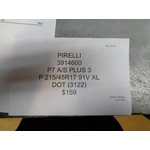 Order P7 AS Plus 3 de PIRELLI - Pneu 17" (215/45R17) For Your Vehicle
