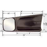 Order Miroir de remorquage by CIPA USA - 10200 For Your Vehicle