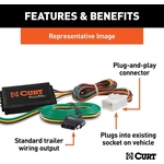 Order Trailer Connection Kit by CURT MANUFACTURING - 56161 For Your Vehicle