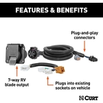 Order Trailer Connection Kit by CURT MANUFACTURING - 56226 For Your Vehicle