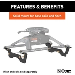 Order Trailer Hitch Bracket by CURT MANUFACTURING - 16428 For Your Vehicle