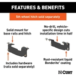 Order Trailer Hitch Bracket by CURT MANUFACTURING - 16441 For Your Vehicle
