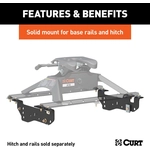 Order Trailer Hitch Bracket by CURT MANUFACTURING - 16448 For Your Vehicle