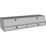 Order Truck Bed Side Rail Tool Box by WESTIN - 80-TBS200-72-BD For Your Vehicle
